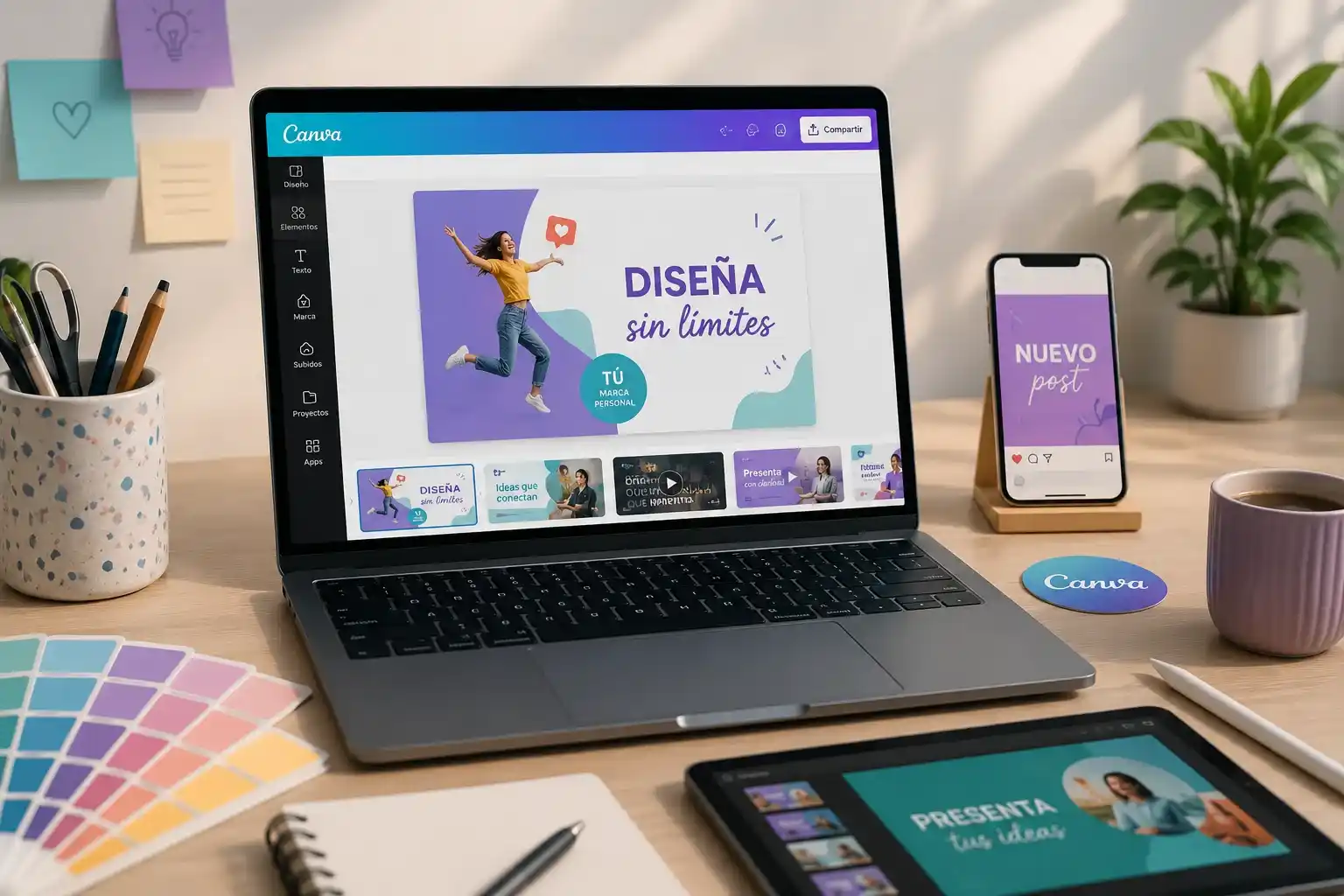 Canva: domina el diseño gráfico para redes, vídeo y presentaciones