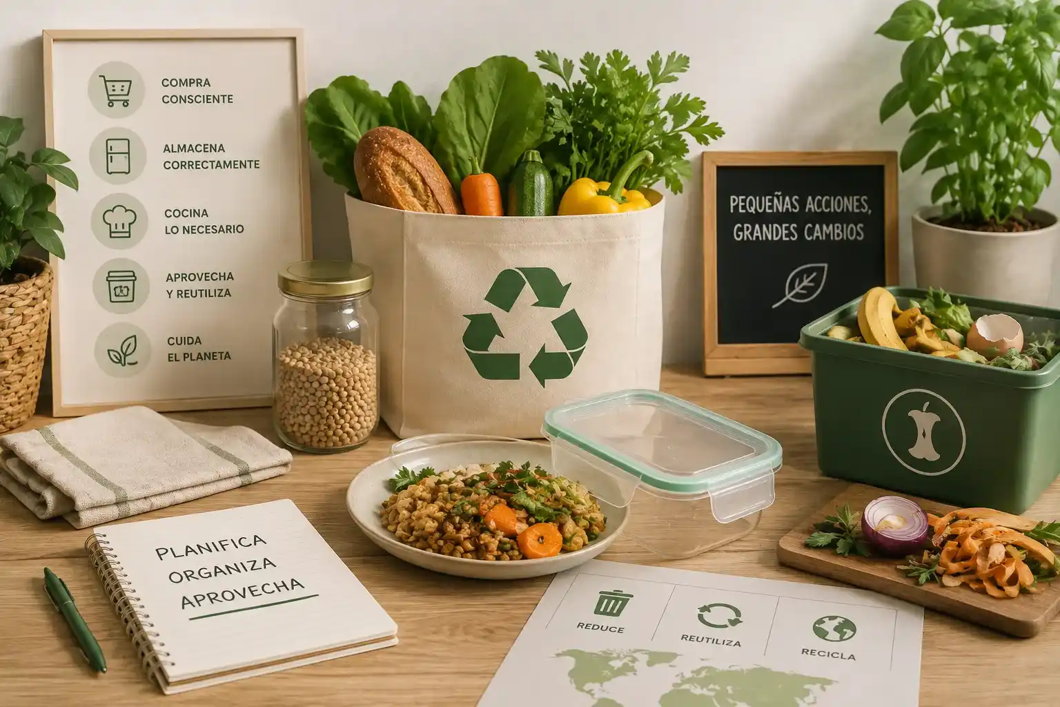 Estrategias contra el desperdicio alimentario